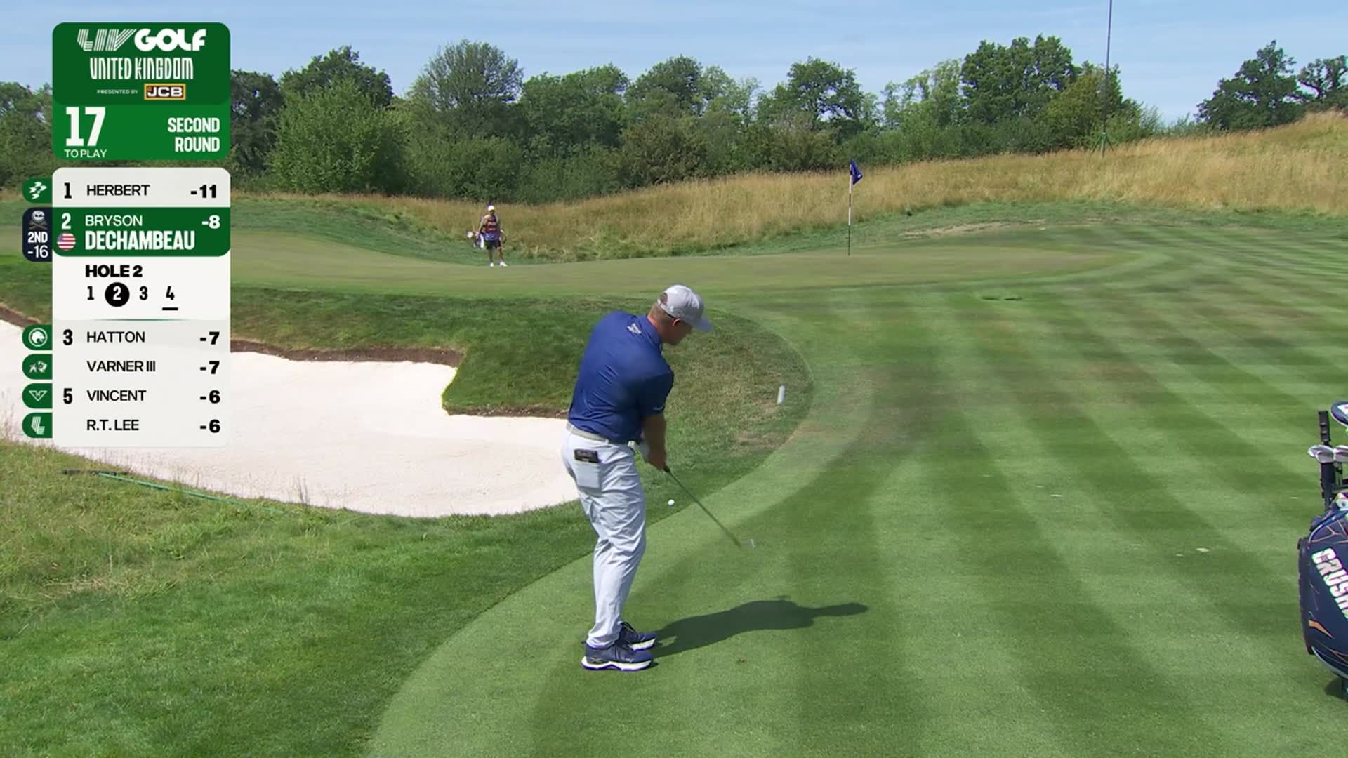 Resumen de la segunda ronda: Herbert y Ripper GC mantienen una gran ventaja en el LIV Golf UK presentado por JCB.